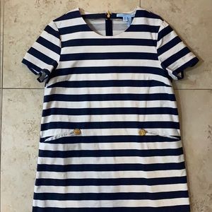 Navy striped Draper James Dress, Sz 14